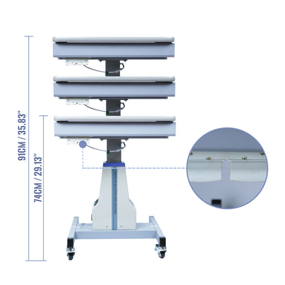 Ophthalmic Motorized Lift Table with a Drawer (23.62" x 18.11")