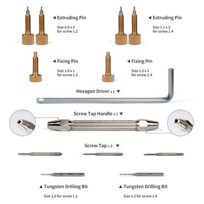 Optical Eyeglasses Screw Extractor Broken Screw Removal Tool