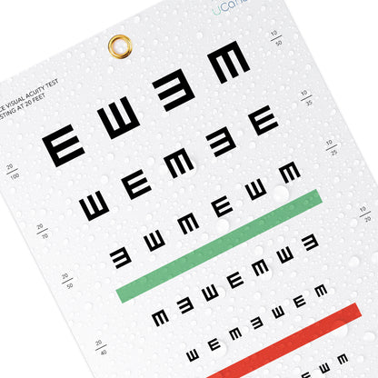 UCanSee E Eye Chart Visual Acuity Chart for Eye Exams 10 Feet (9x14 Inches)