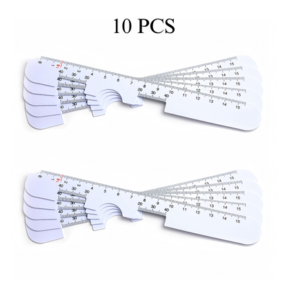 UCanSee PVC PD Ruler 10 pcs- Pupil Distance Measuring Tool for Optometry & Home Use