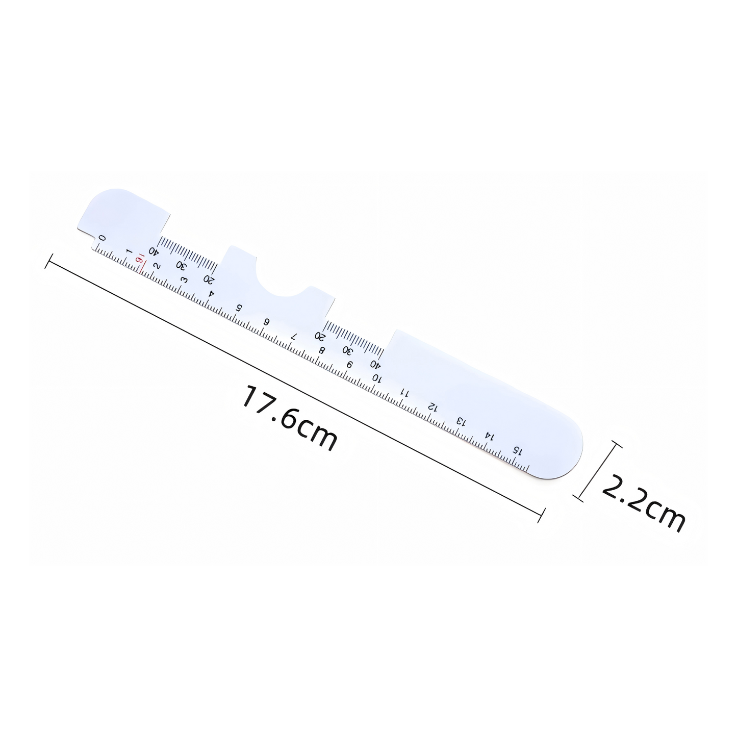 UCanSee PVC PD Ruler 10 pcs- Pupil Distance Measuring Tool for Optometry & Home Use