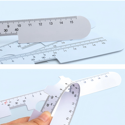 UCanSee PVC PD Ruler 10 pcs- Pupil Distance Measuring Tool for Optometry & Home Use