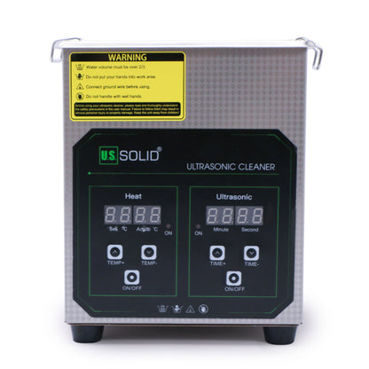 2L U.S. Solid 40 KHz Stainless Steel Ultrasonic Cleaner