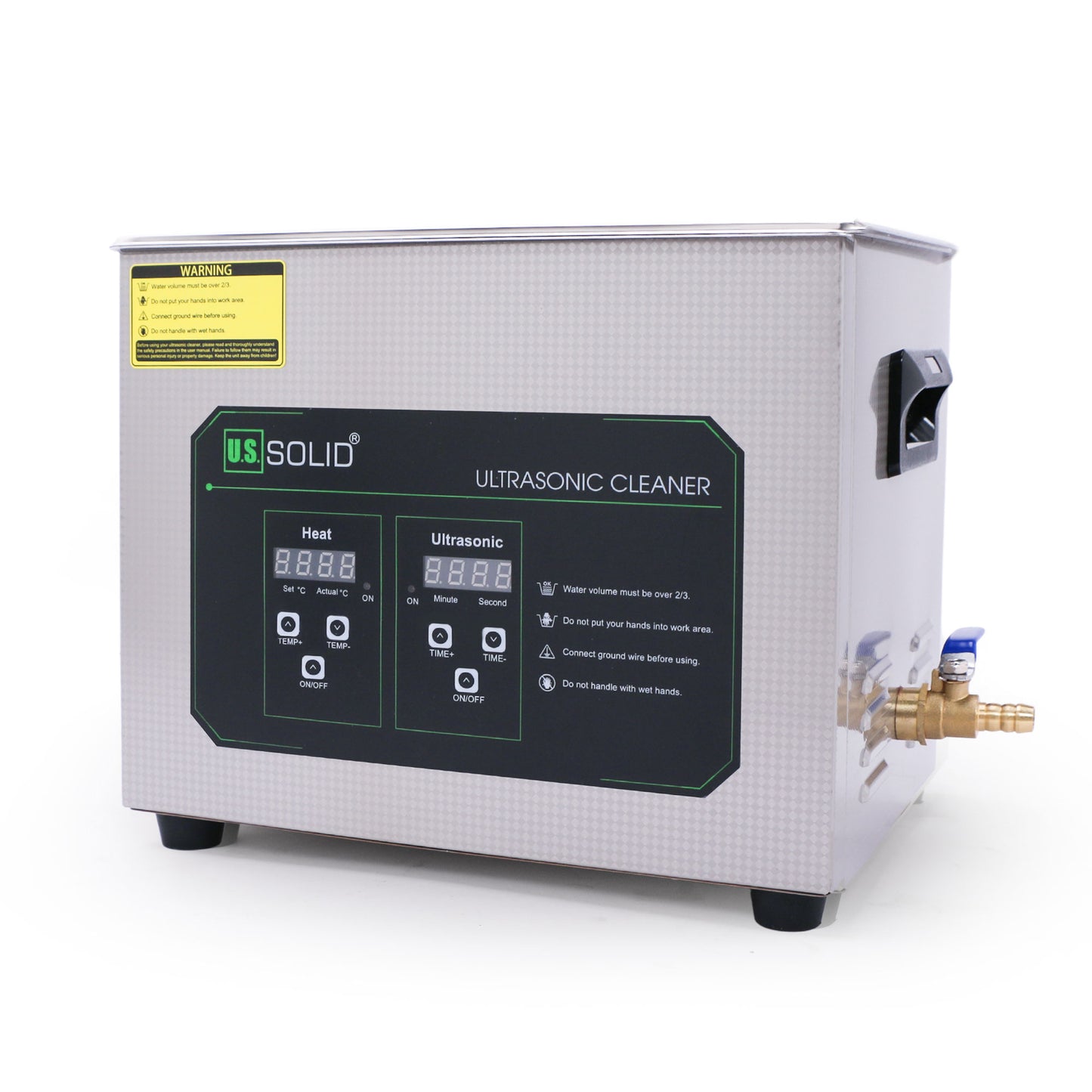 10L U.S. Solid 40KHz Stainless Steel Ultrasonic Cleaner