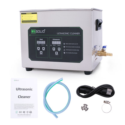 10L U.S. Solid 40KHz Stainless Steel Ultrasonic Cleaner