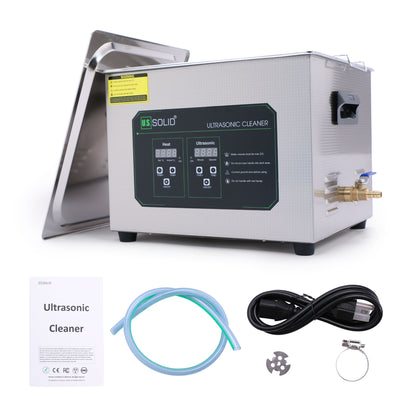 15L U.S. Solid 40KHz Stainless Steel Ultrasonic Cleaner