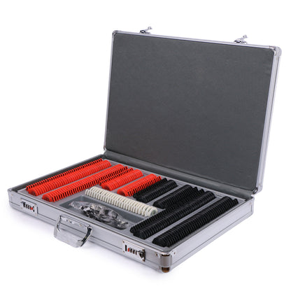 266 pcs Optical Trial Lens Set Plastic Rim Optometry Kit Case