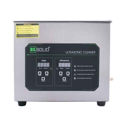 10L U.S. Solid 40KHz Stainless Steel Ultrasonic Cleaner