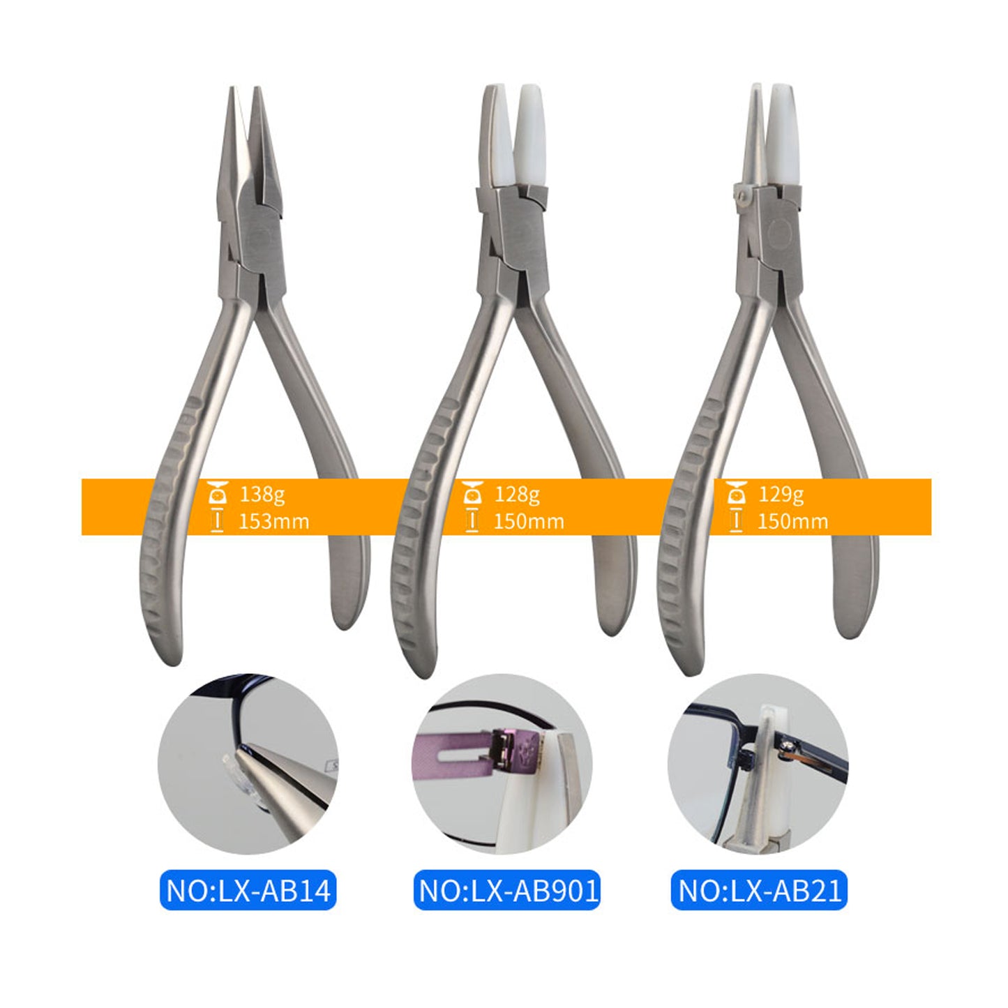 1 pc Eyeglass Tools Pliers Nose Pad Plier