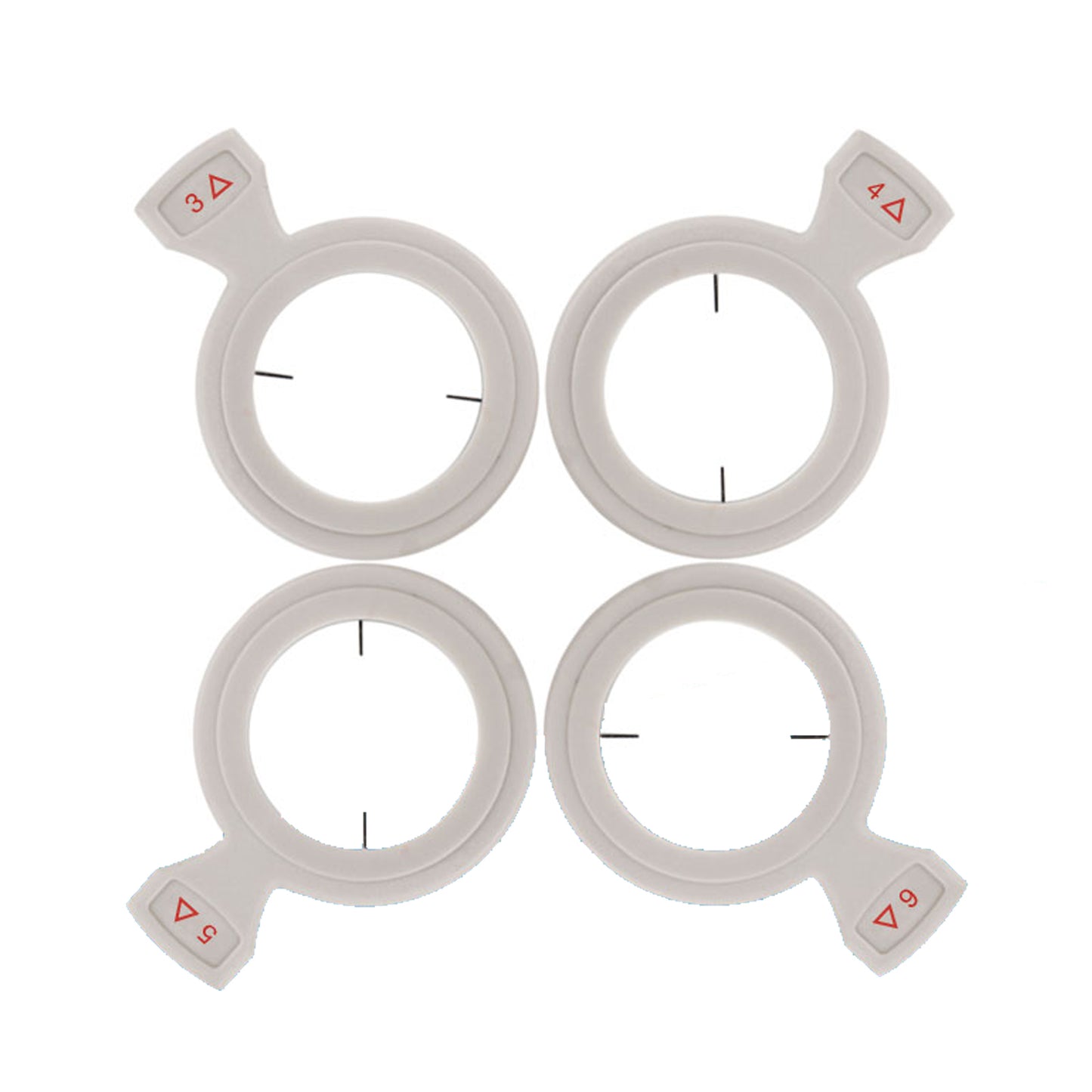 5 pcs Trial lens Optical Lens Plastic Rim DIA 38mm for Trial Lens Set